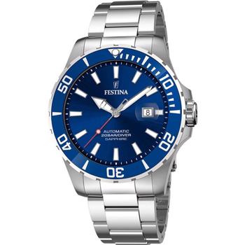 Automatic Rustfri stål Miyota 8215 automatisk urværk Herre ur fra Festina, F20531_3